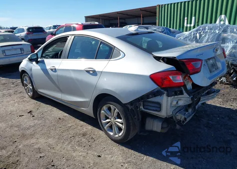 2019 Chevrolet Cruze Lt из США, поврежденный, VIN 1G1BE5SM6K7116085